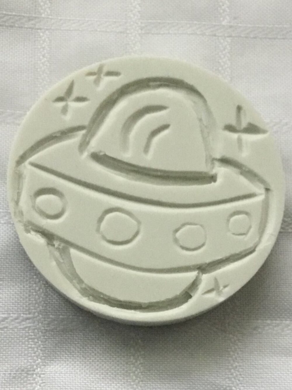 Two sides hand made rubber stamp